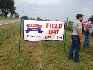 Big Yield Goes to Boden Seed Field Day