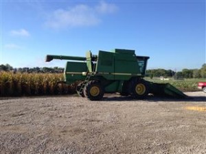 Corn Harvest at the Farm Research Center