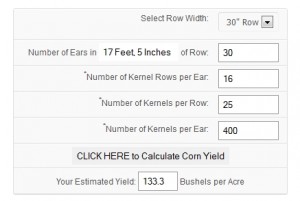 Corn Yield Calculator