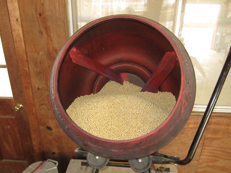 Treating Seed at The Farm Research Center BigYield