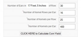 Corn Yield Calculator