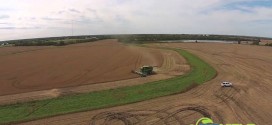 Drone Footage of Stutzman’s Soybean Harvest