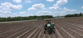 Drone Footage of Soybean Planting